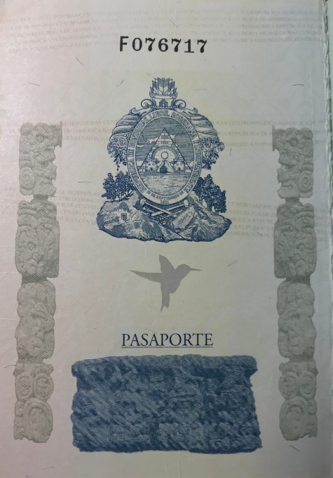 Pasaporte cover